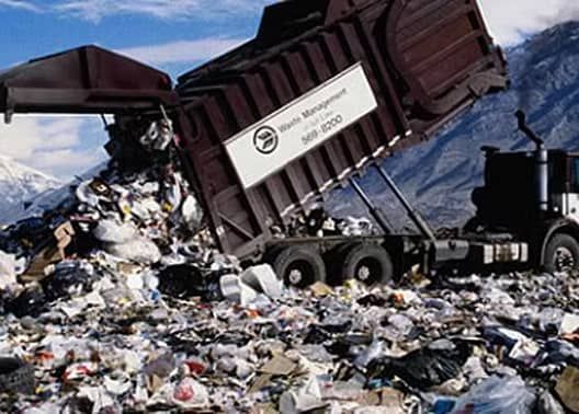 dump truck emptying